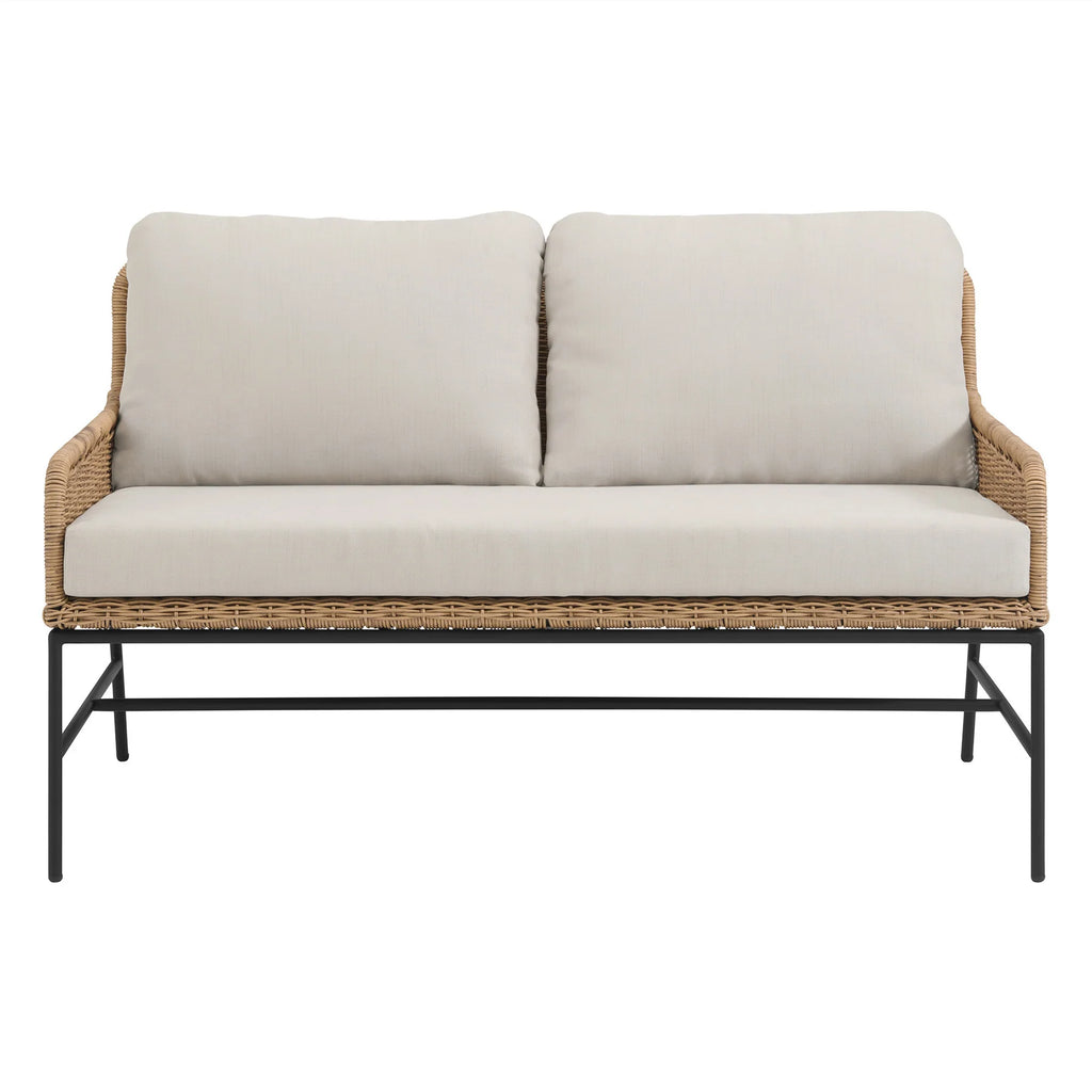 Virasat Outdoor Garden Balcony Sofa Set 2 Seater, 2 Single Seater and 1 Center Table Set (Tan)-VIRASAT FURNITURE & FURNISHING