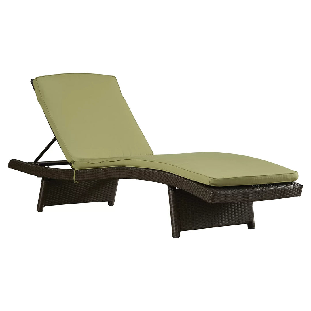 Virasat Faro Outdoor Swimming Poolside Lounger (Dark Brown)