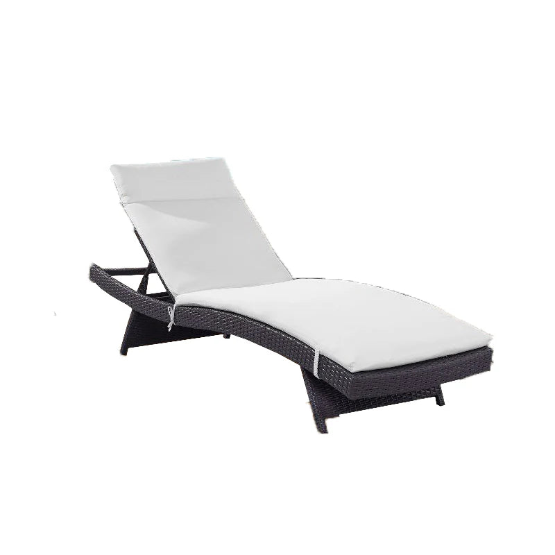 Virasat Justy Outdoor Swimming Poolside Lounger (Black)