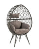 Virasat Single Seater Swing Basket For Balcony & Garden (Black)-VIRASAT FURNITURE & FURNISHING