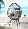 Virasat Single Seater Swing Basket For Balcony & Garden (Black)-VIRASAT FURNITURE & FURNISHING
