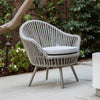 Virasat Outdoor Patio Seating Set 2 Chairs and 1 Table Setc(Grey) Braided & Rope-VIRASAT FURNITURE & FURNISHING