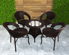 Virasat Outdoor Patio Seating Set 4 Chairs and 1 Table Set-VIRASAT FURNITURE & FURNISHING