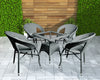 Virasat Outdoor Patio Seating Set 4 Chairs and 1 Table Set-VIRASAT FURNITURE & FURNISHING