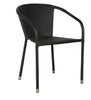 Virasat Outdoor Patio Seating Set 4 Chairs and 1 Table Set (Black)-VIRASAT FURNITURE & FURNISHING