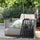 VIRASAT FURNITURE AIRMOOD SINGLE SEATER HANGING SWING WITHOUT STAND FOR BALCONY & GARDEN SWING (GREY)
