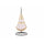 VIRASAT FURNITURE LEONZIO SINGLE SEATER HANGING SWING WITH STAND FOR BALCONY & GARDEN SWING (GOLD)