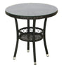 Virasat Outdoor Patio Seating Set 2 Chairs and 1 Table Set (Black)-VIRASAT FURNITURE & FURNISHING