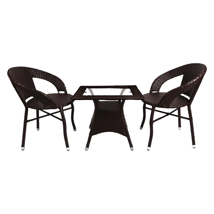 Virasat Hapit Outdoor Patio Seating Set 2 Chairs and 1 Table Set