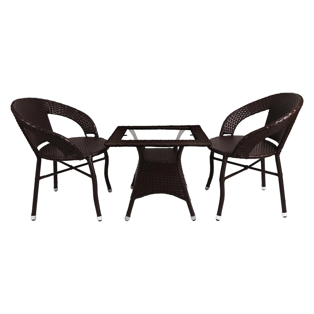 Virasat Outdoor Patio Seating Set 2 Chairs and 1 Table Set-VIRASAT FURNITURE & FURNISHING