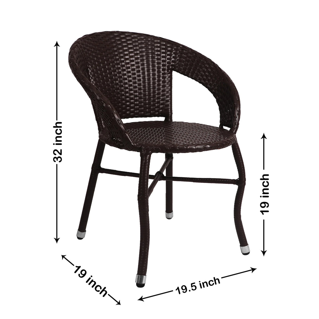 Virasat Outdoor Patio Seating Set 4 Chairs and 1 Table Set-VIRASAT FURNITURE & FURNISHING