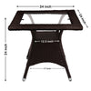 Virasat Outdoor Patio Seating Set 4 Chairs and 1 Table Set-VIRASAT FURNITURE & FURNISHING