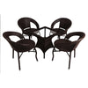 Virasat Outdoor Patio Seating Set 4 Chairs and 1 Table Set-VIRASAT FURNITURE & FURNISHING