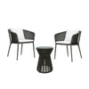 VIRASAT FURNITURE Outdoor Rope 3-Piece Patio Set