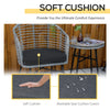 Virasat Outdoor Patio Seating Set 2 Chairs and 1 Table Set (Grey)-VIRASAT FURNITURE & FURNISHING
