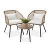VIRASAT FURNITURE Outdoor Wicker 3-Piece Patio Set