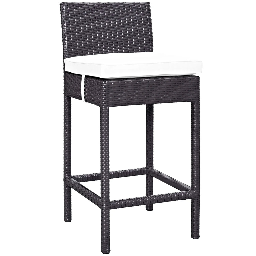 Virasat Outdoor Patio Bar Sets 4 Chairs and 1 Table (Dark Brown)-VIRASAT FURNITURE & FURNISHING