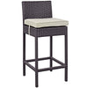 Virasat Outdoor Patio Bar Sets 4 Chairs and 1 Table (Dark Brown)-VIRASAT FURNITURE & FURNISHING