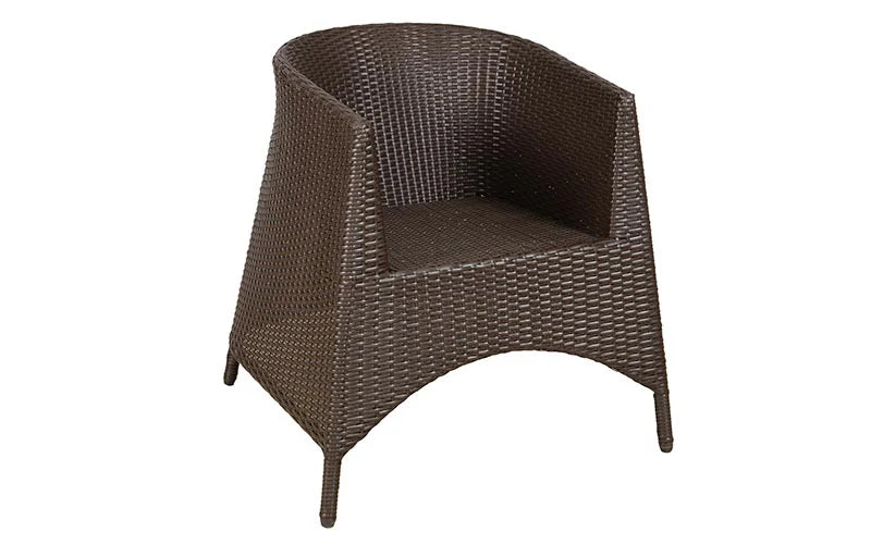 Virasat Outdoor Patio Seating Set 4 Chairs and 1 Table Set (Dark Brown)-VIRASAT FURNITURE & FURNISHING