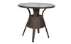 Virasat Outdoor Patio Seating Set 4 Chairs and 1 Table Set (Dark Brown)-VIRASAT FURNITURE & FURNISHING