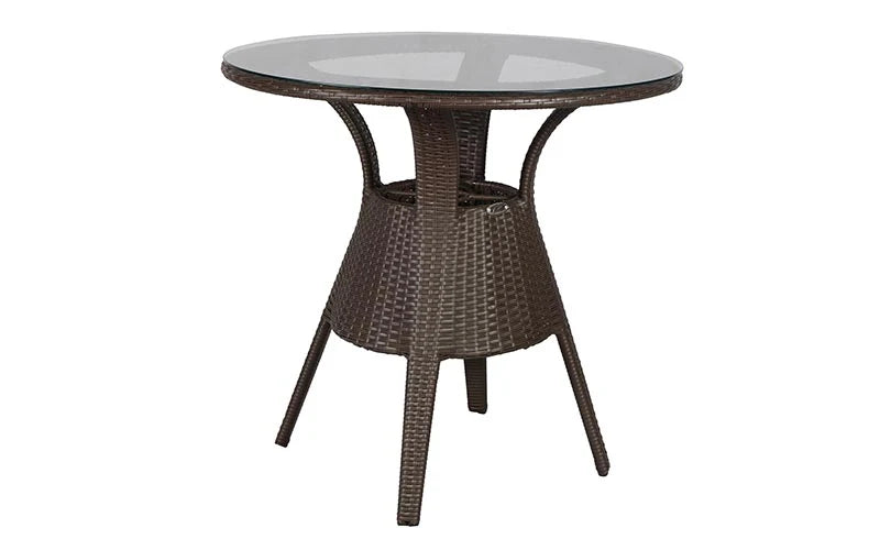 Virasat Outdoor Patio Seating Set 4 Chairs and 1 Table Set (Dark Brown)-VIRASAT FURNITURE & FURNISHING