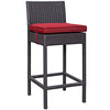 Virasat Outdoor Patio Bar Sets 4 Chairs and 1 Table (Dark Brown)-VIRASAT FURNITURE & FURNISHING