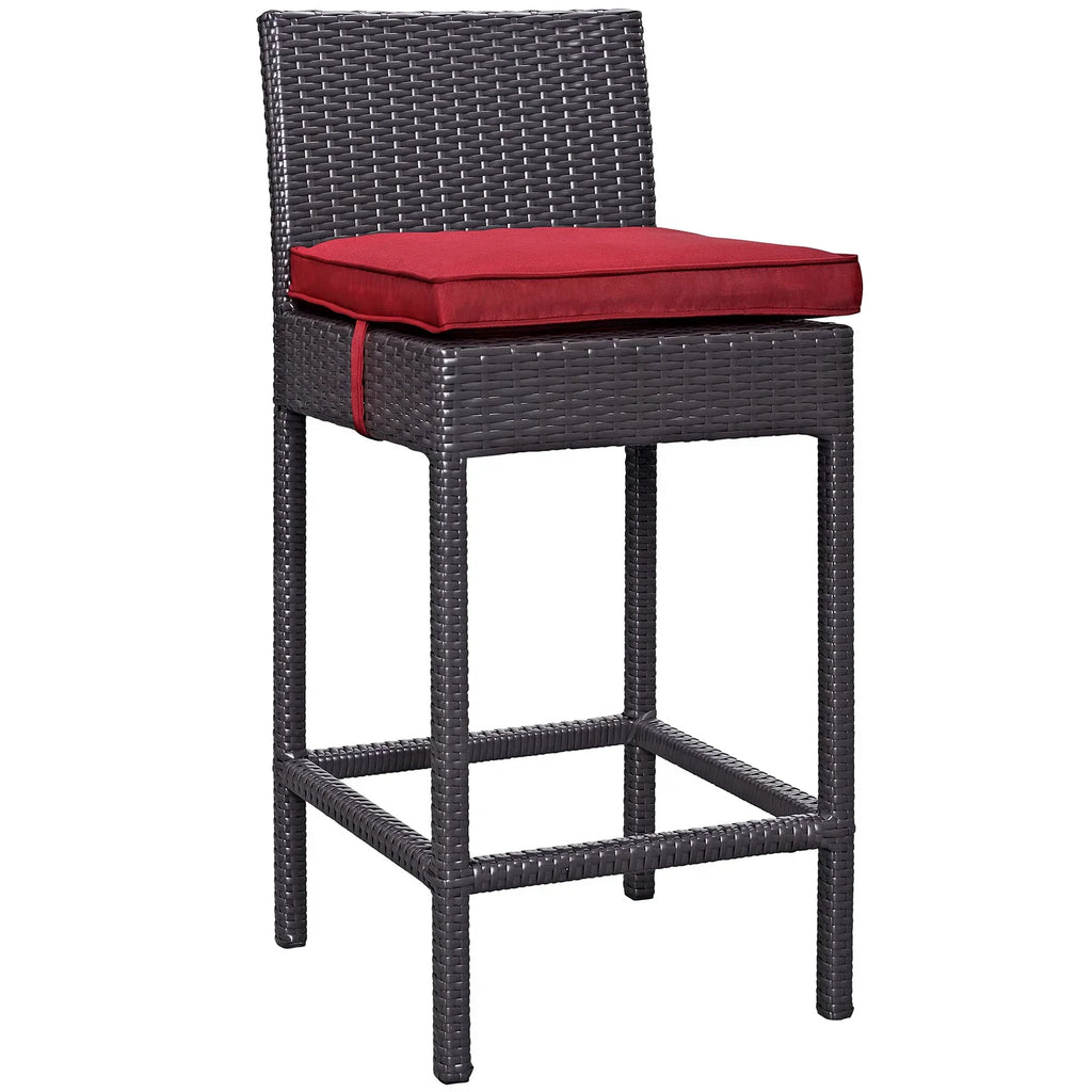 Virasat Outdoor Patio Bar Sets 4 Chairs and 1 Table (Dark Brown)-VIRASAT FURNITURE & FURNISHING