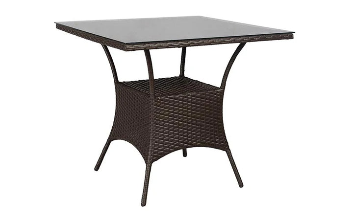 Virasat Kaddu Outdoor Patio Seating Set 4 Chairs and 1 Table Set (Dark Brown)