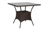 Virasat Outdoor Patio Seating Set 4 Chairs and 1 Table Set (Dark Brown)-VIRASAT FURNITURE & FURNISHING