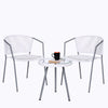 VIRASAT FURNITURE 3-Piece Outdoor White Wicker Patio Set
