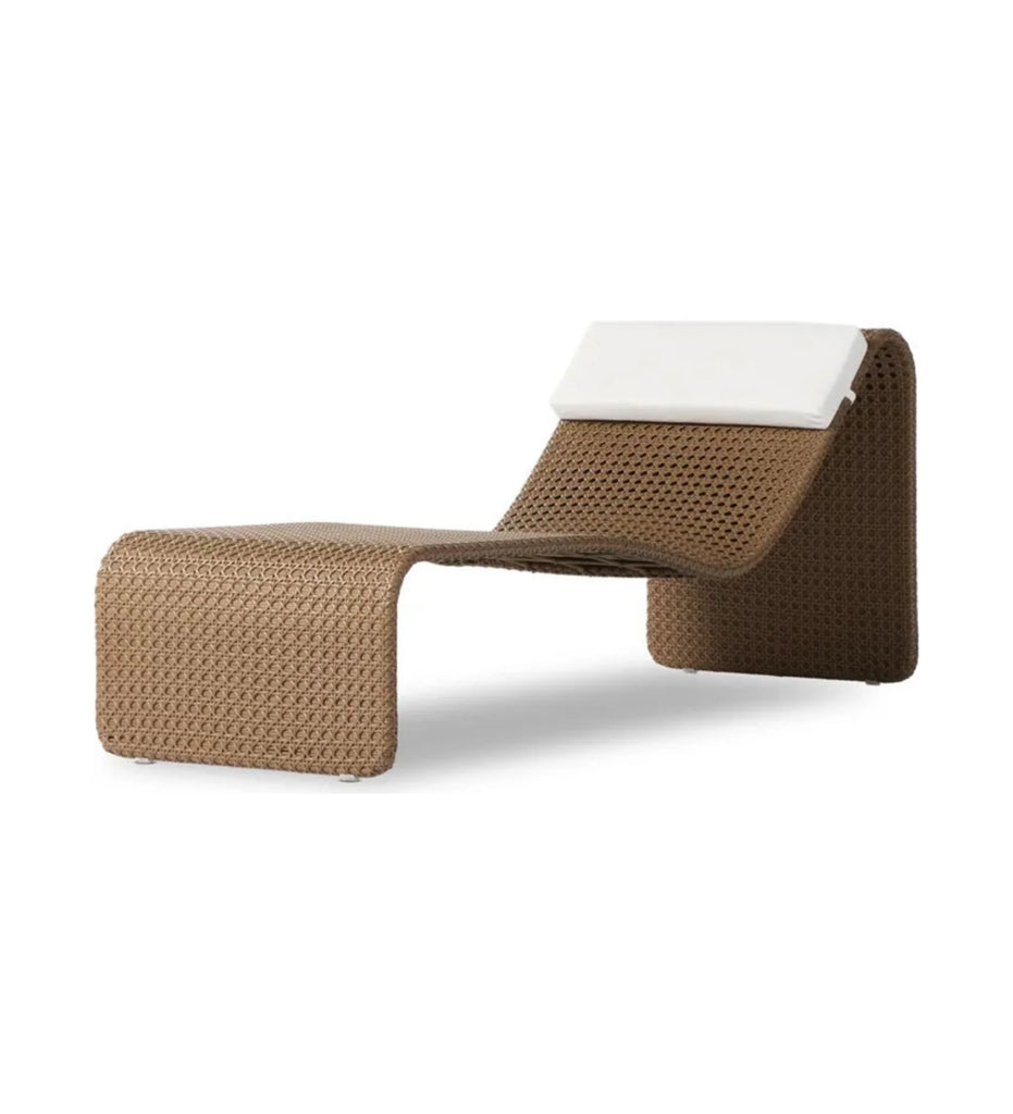 Virasat Outdoor Swimming Poolside Lounger Light Brown-VIRASAT FURNITURE & FURNISHING