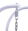 Virasat Double Seater Hanging Swing With Stand For Balcony, Garden Swing (White)-VIRASAT FURNITURE & FURNISHING