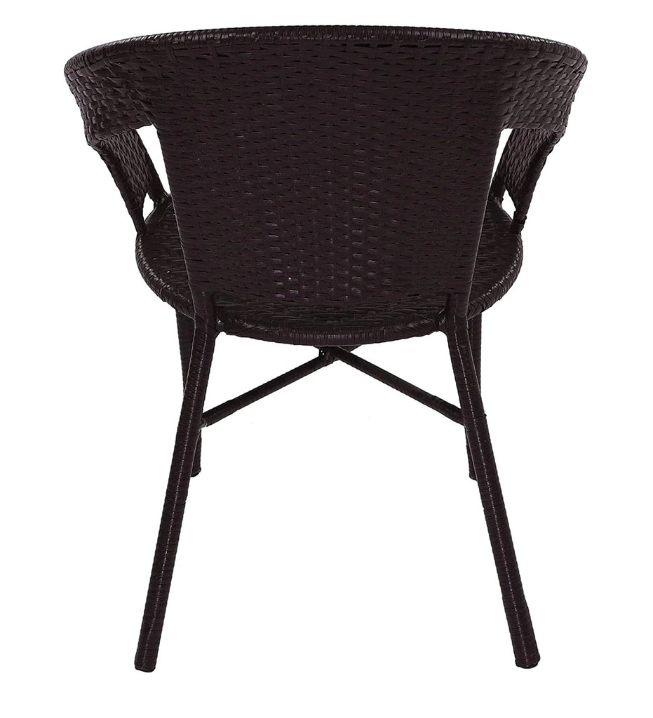 Virasat Outdoor Patio Seating Set 2 Chairs and 1 Table Set (Brown)-VIRASAT FURNITURE & FURNISHING