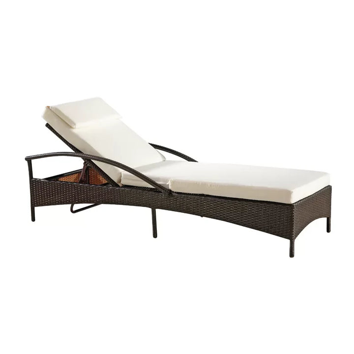 Virasat Decia Outdoor Swimming Poolside Lounger (Brown)