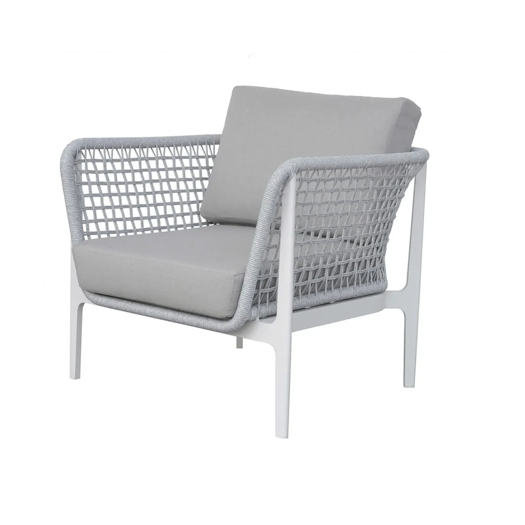 Virasat Outdoor Garden Balcony Sofa Set 2 Seater, 2 Single seater and 1 Center Table Set, Braid & Rope(Grey)-VIRASAT FURNITURE & FURNISHING