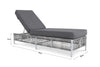 Virasat Outdoor Swimming Poolside Lounger Set of 2 Grey-VIRASAT FURNITURE & FURNISHING