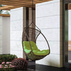 Virasat Single Seater Hanging Swing Without Stand For Balcony, Garden Swing (Dark Brown)-VIRASAT FURNITURE & FURNISHING