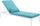 Virasat Outdoor Swimming Poolside Lounger White Sky Blue-VIRASAT FURNITURE & FURNISHING