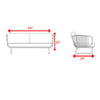 VIRASAT FURNITURE OUTDOOR ROPE SOFA SET 6-SEATER WITH 2 OTTOMANS, CENTER & SIDE TABLE (TAN & BEIGE)