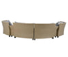 Virasat 8 Seater Half-Moon Sofa Outdoor Patio Set Grey Cushion-VIRASAT FURNITURE & FURNISHING