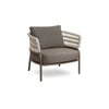 Virasat Outdoor Garden Balcony Sofa Set 2 Seater, 2 Single Seater 1 Center Table Set, Braid & Rope (Taupe + Beige)-VIRASAT FURNITURE & FURNISHING