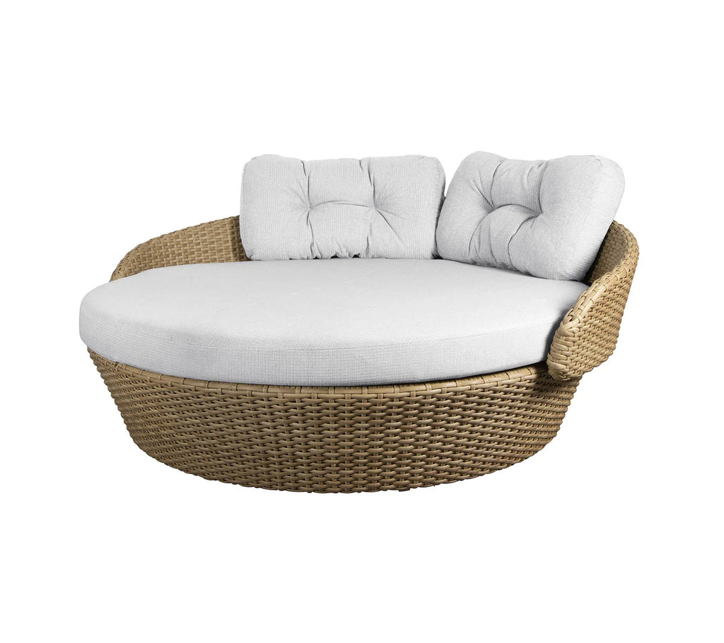 Virasat Outdoor Poolside Sunbed With Cushion Daybed (Honey Brown)-VIRASAT FURNITURE & FURNISHING