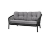 VIRASAT FURNITURE OUTDOOR ROPE SOFA SET 6-SEATER WITH SIDE & CENTER TABLE (GREY) - BRAIDED GARDEN & BALCONY SET