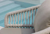 Virasat Outdoor Garden Balcony Sofa Set 2 Seater, 2 Single Seater 1 Center Table Set, Braid & Rope (Beige)-VIRASAT FURNITURE & FURNISHING