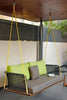 Virasat Double Seater Hanging Swing Without Stand For Balcony, Garden Swing (Grey) Braided & Rope-VIRASAT FURNITURE & FURNISHING