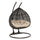 Virasat Double Seater Hanging Swing With Stand For Balcony, Garden Swing (Dark Brown)-VIRASAT FURNITURE & FURNISHING