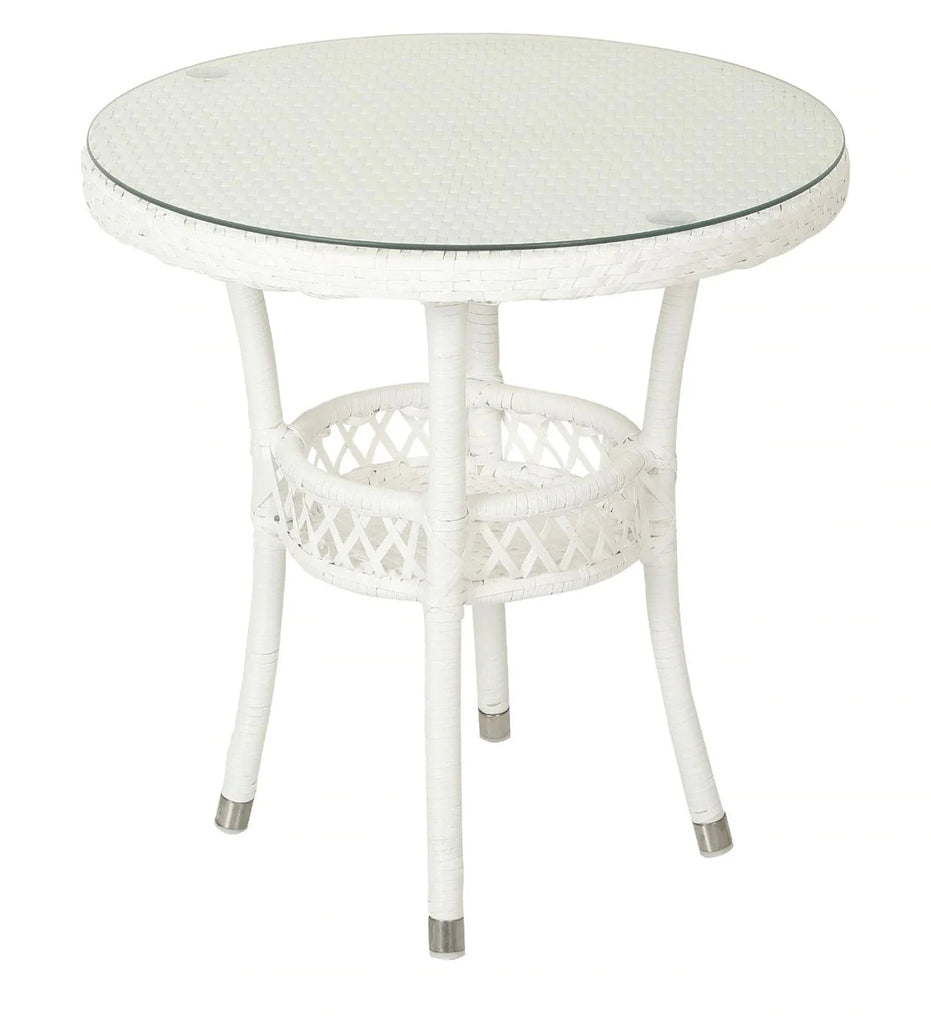 Virasat Outdoor Patio Seating Set 2 Chairs and 1 Table Set (White)-VIRASAT FURNITURE & FURNISHING
