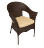 Virasat Outdoor Patio Seating Set 2 Chairs and 1 Table Set (Brown)-VIRASAT FURNITURE & FURNISHING