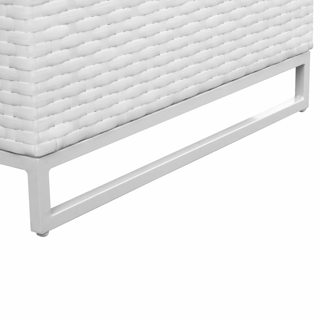 Virasat Outdoor Swimming Poolside Lounger Set of 2 White-VIRASAT FURNITURE & FURNISHING
