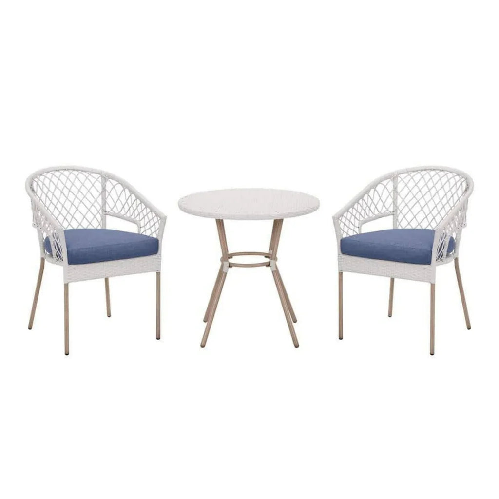 VIRASAT FURNITURE 3-Piece Outdoor Rattan Wicker Patio Set